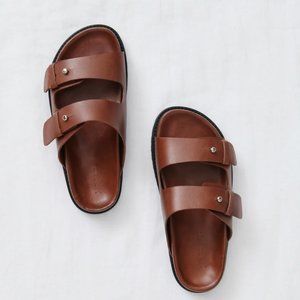 Hutton Slide Sandal (Saddle) NEW - Size 41